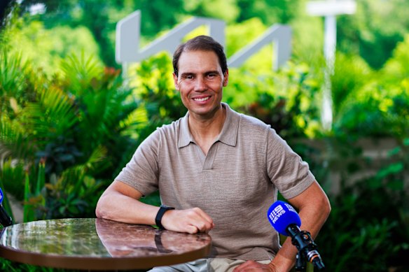 Rafael Nadals is in Melbourne for the men’s final.