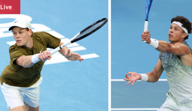 Elena Rybakina v Iga Swiatek, Jessica Pegula v Amanada Anisimova, Lorenzo Musetti v Novak Djokovic, Ben Shelton v Jannik Sinner, day 11 scores, schedule, draw, times, how to watch