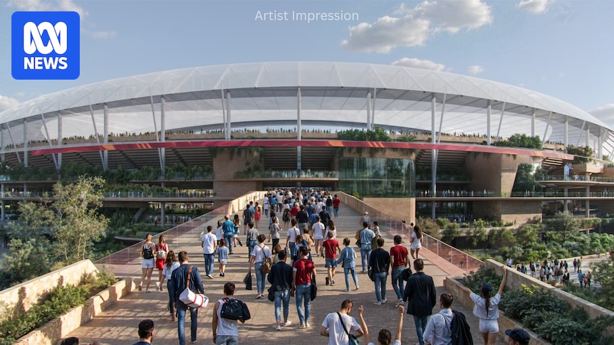 The design of Queensland's Olympic stadium has been revealed