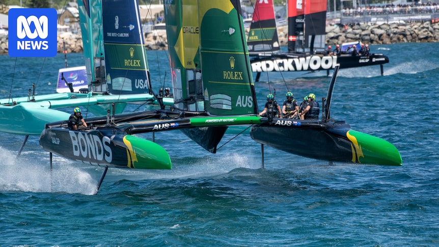 Debutants Sweden tied for lead, Australia fourth after day one of SailGP Fremantle