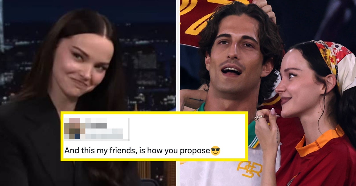 Dove Cameron, Damiano David Proposal Details: Reacts