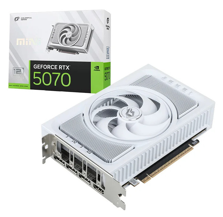 Colorful Expands iGame RTX 5070 Mini OC Series with White Edition