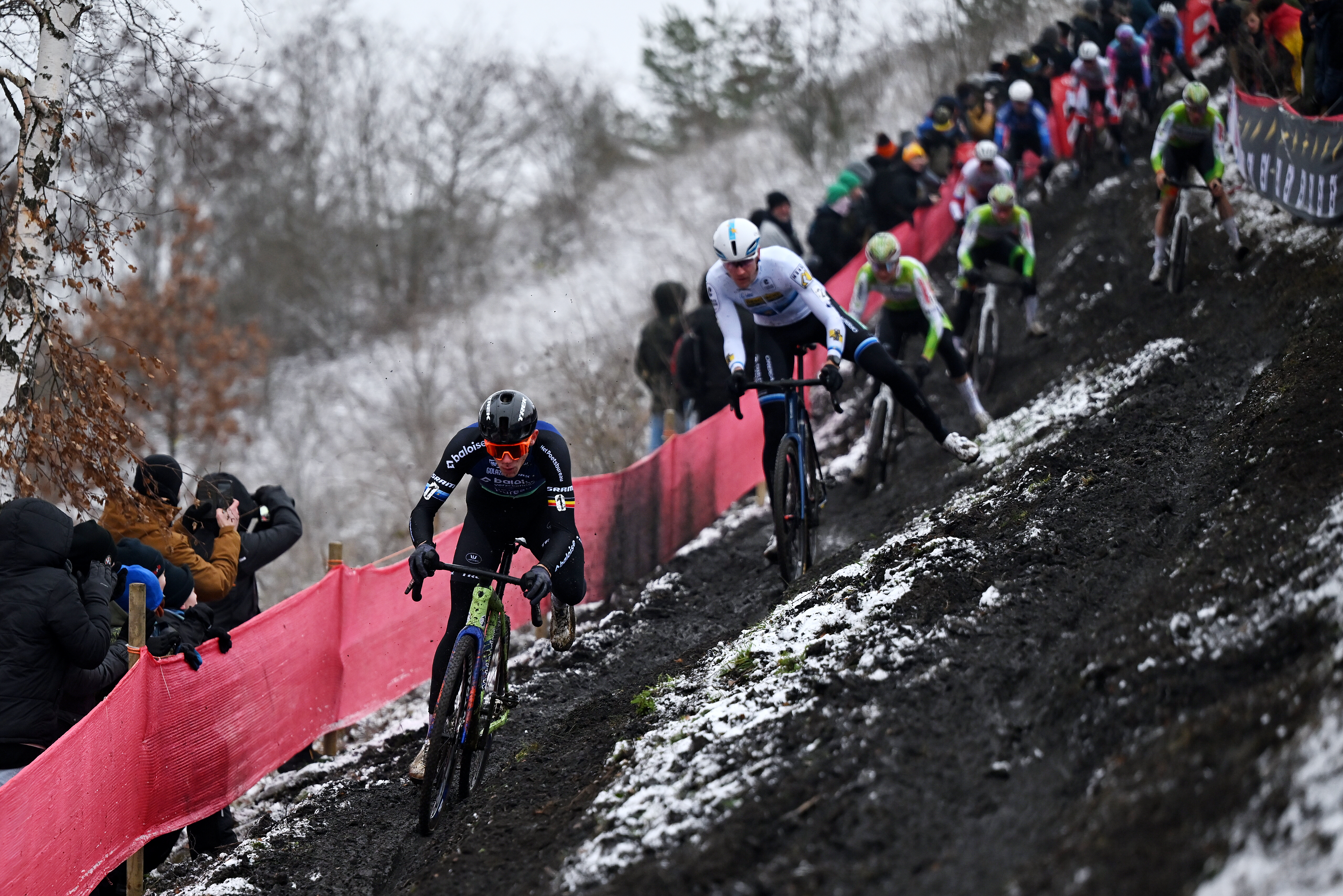 Thibau Nys of Belgium competes during the 109th Belgian National Cyclo-cross Championships