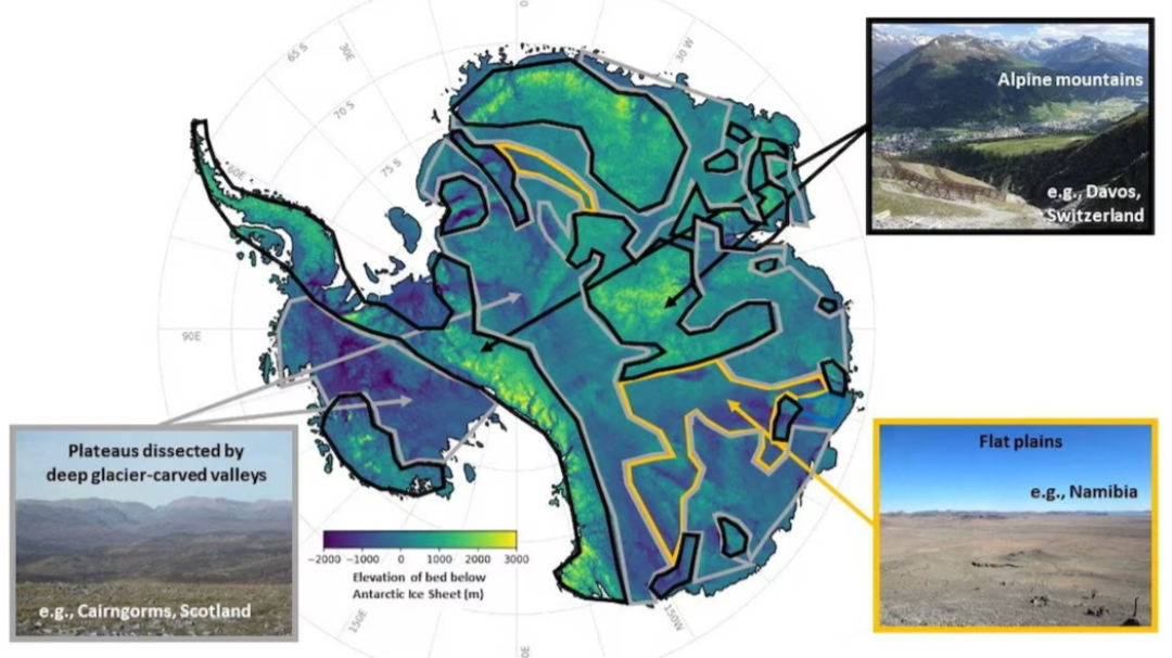 New map reveals hidden landscape under Antarctica's ice sheet