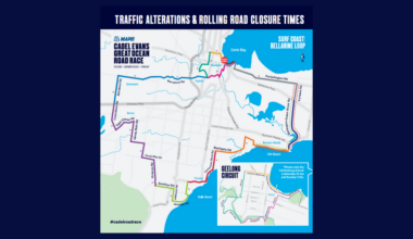 Road closures for Cadel Evans Great Ocean Road Race