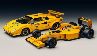 This Vintage F1 Race Car and Lamborghini Countach Are up for Grabs