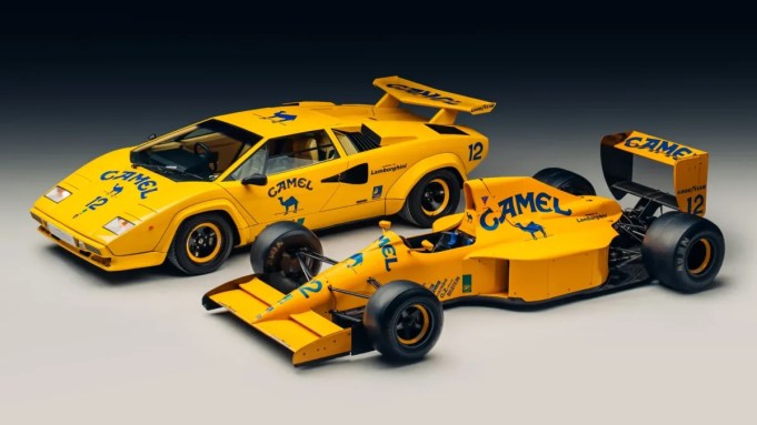 This Vintage F1 Race Car and Lamborghini Countach Are up for Grabs
