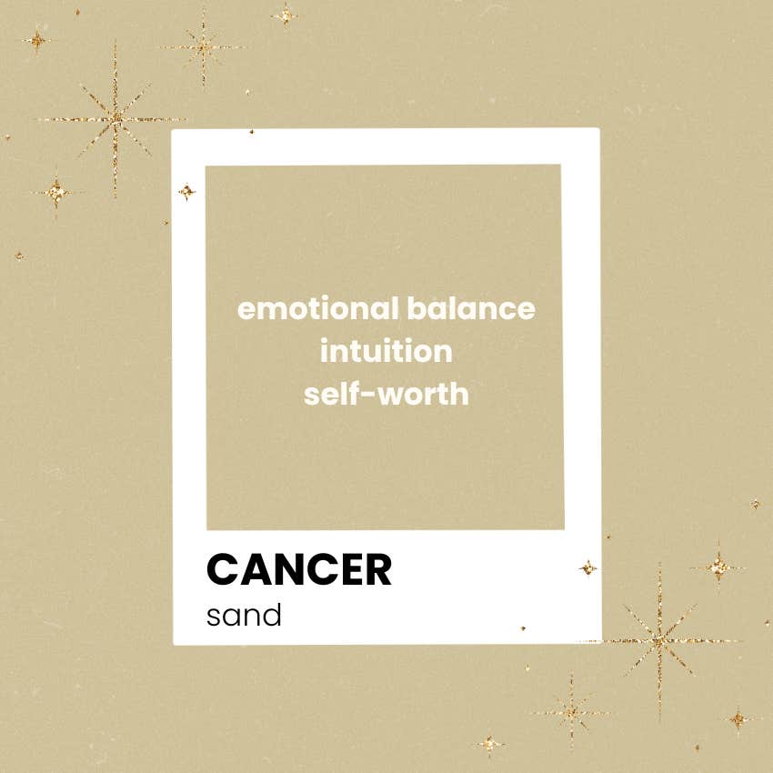 cancer zodiac sign power color 2026 sunset orange