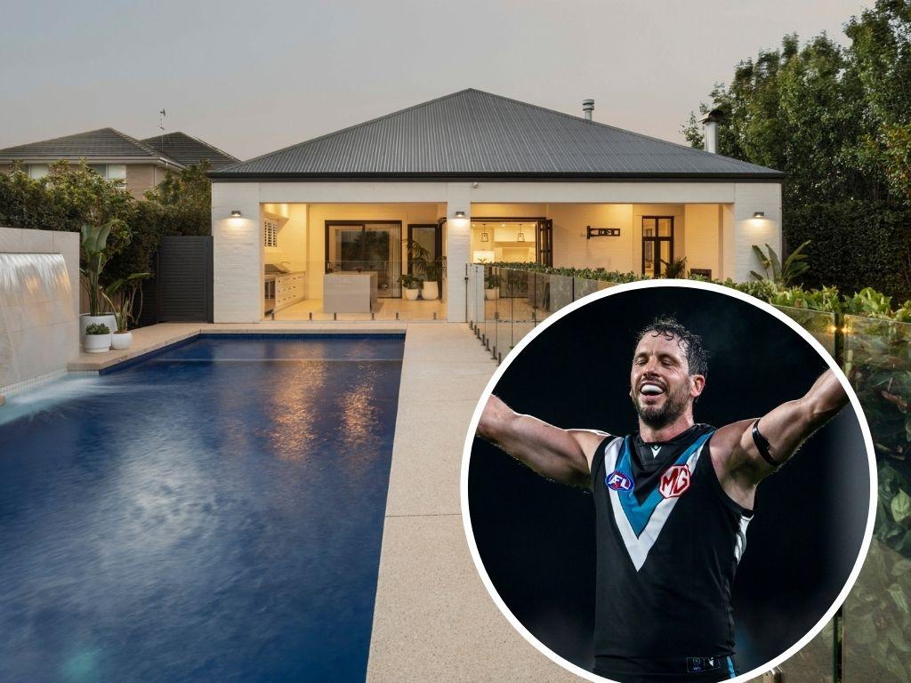 AFL legend Travis Boak lists Somerton Park home after Port Adelaide exit