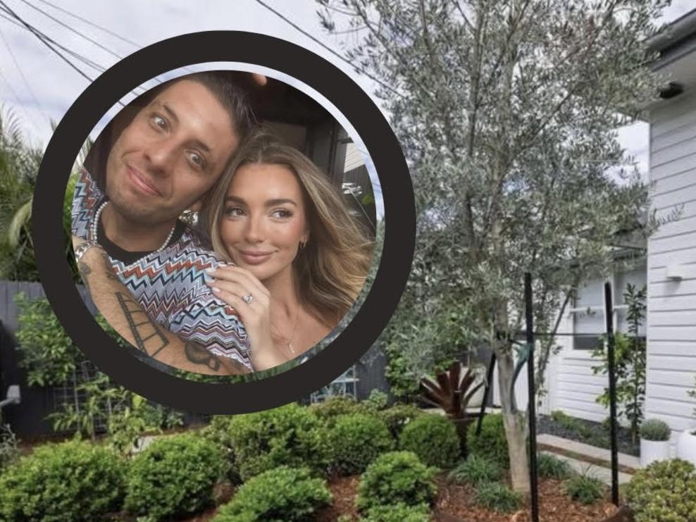 Rapper Example shows off backyard makeover with new fiancee
