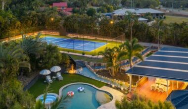 Gold Coast resort-style home with Australian Open-inspired tennis court hits market