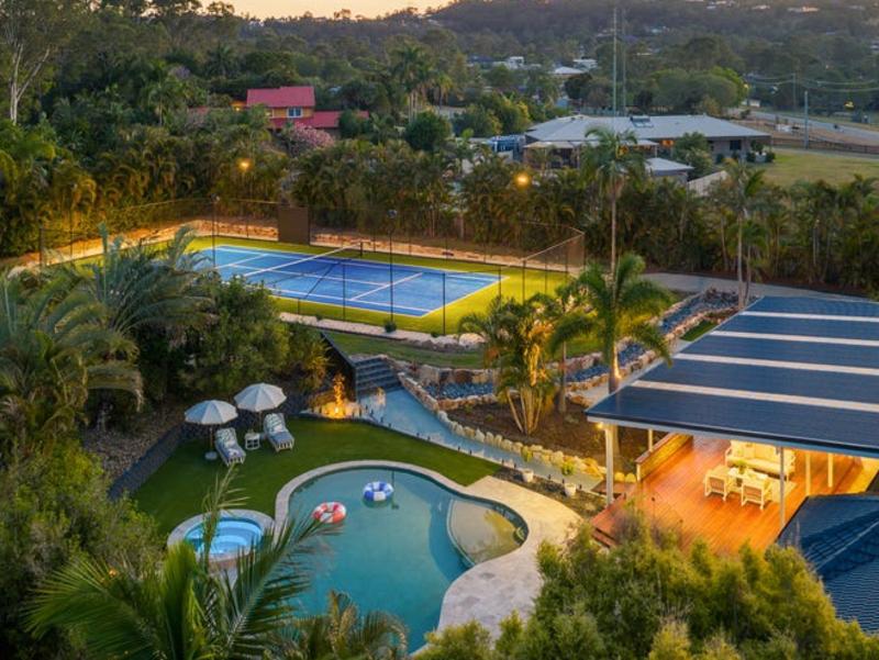 Gold Coast resort-style home with Australian Open-inspired tennis court hits market