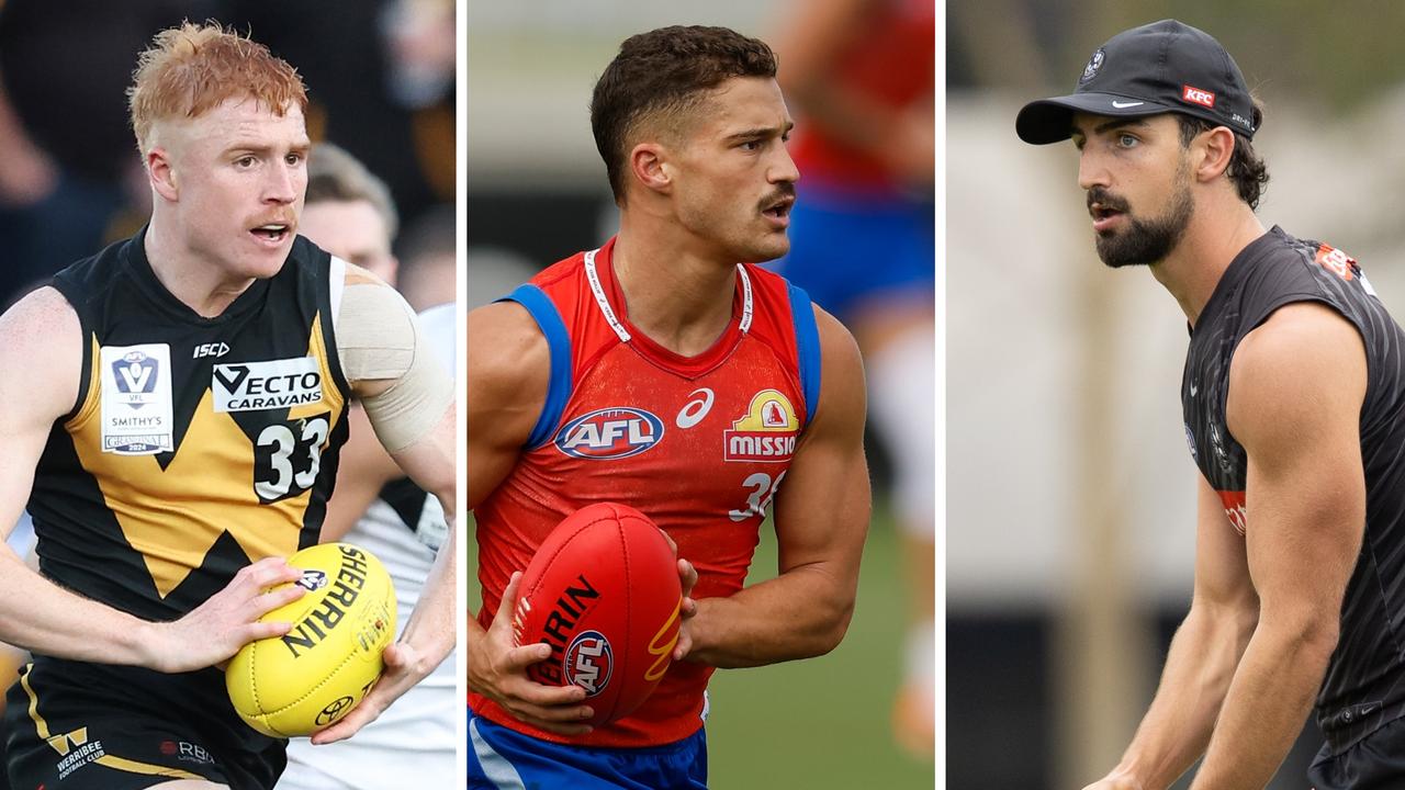 Riley Garcia Western Bulldogs injury, Jack Riding trains with Hawthorn eyeing SSP spot, Josh Daicos in Collingwood midfield, Jamarra Ugle-Hagan latest