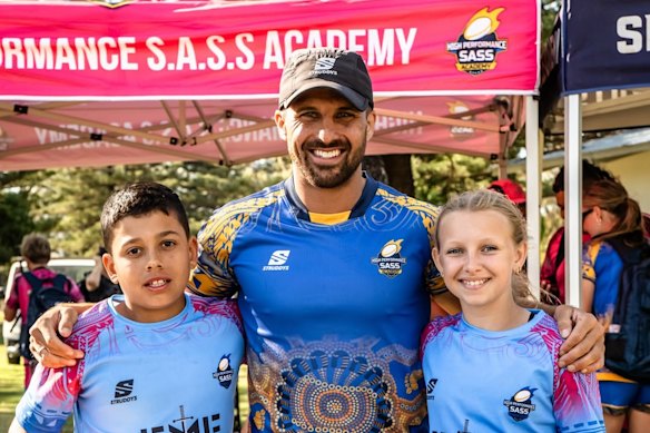 Former professional rugby union player James Ambrosini now runs an academy for up-and-coming athletes.