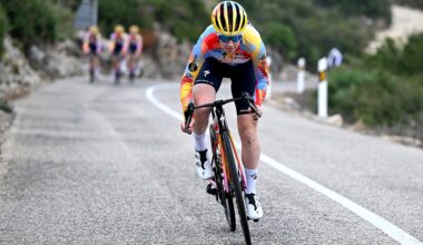 DENIA, SPAIN - DECEMBER 12: Nienke Vinke of The Netherlands and Team SD Worx - Protime during the training camp of the Team SD Worx - Protime 2026 on December 12, 2025 in Denia, Spain. (Photo by Dario Belingheri/Getty Images)