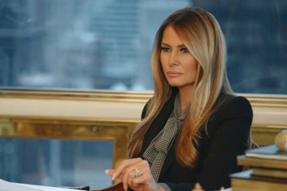 Melania Trump in a scene from the documentary Melania.