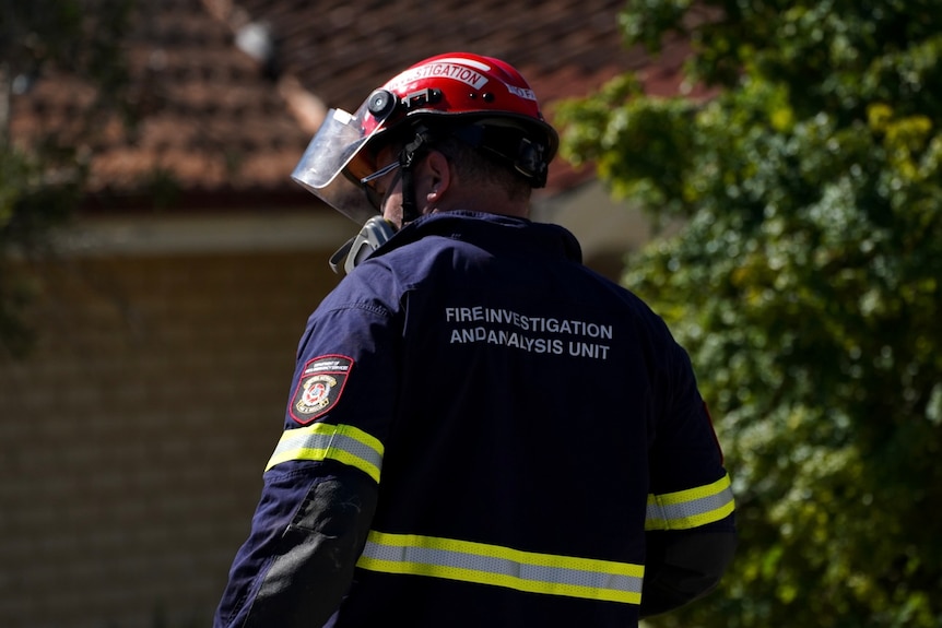 Fire investigation and analysis unit worker.