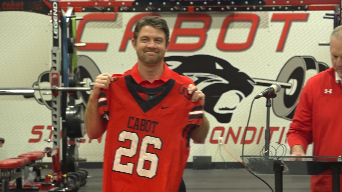 Cabot introduces new head football coach Lance Clark