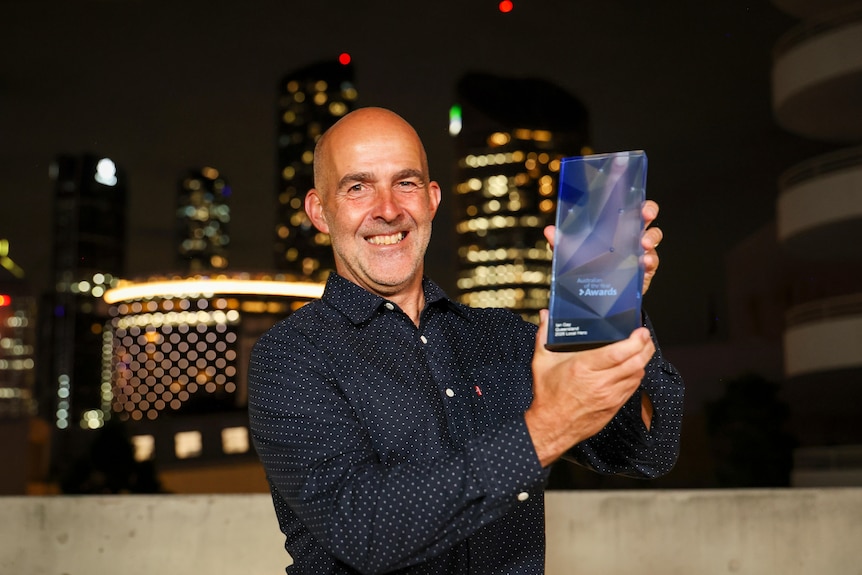 QLD local hero of the year Ian Gray