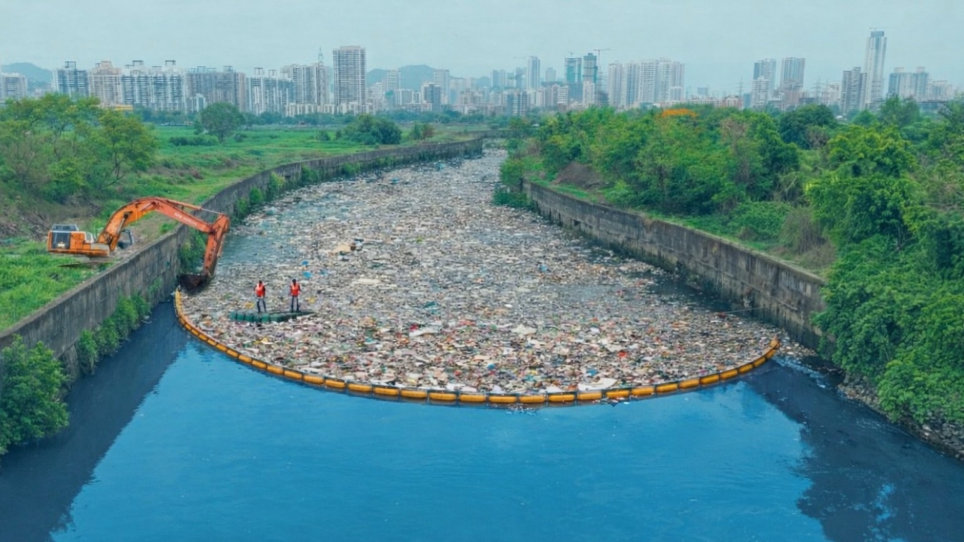 The discovery suggests containing plastic while it's still in rivers, the main source of ocean pollution, with a simple, scalable, and low-cost solution.