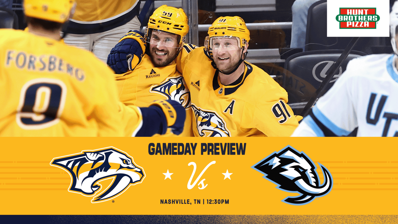 GAME DAY: Mammoth vs. Preds, January 24