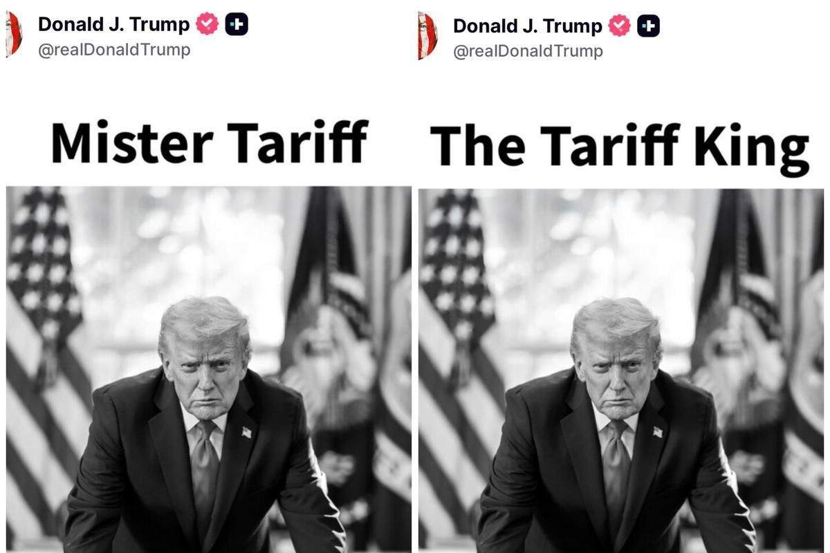 U.S. President Donald Trump calls himself