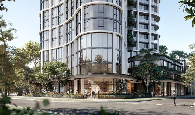 The Pearl is on both Lyall Street and Melville Parade.