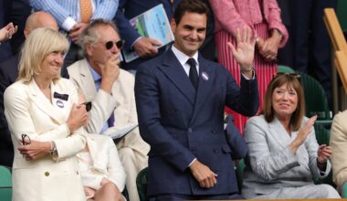 Meet Roger Federer before he plays Andre Agassi, Lleyton Hewitt and Pat Rafter at Rod Laver Arena in Melbourne