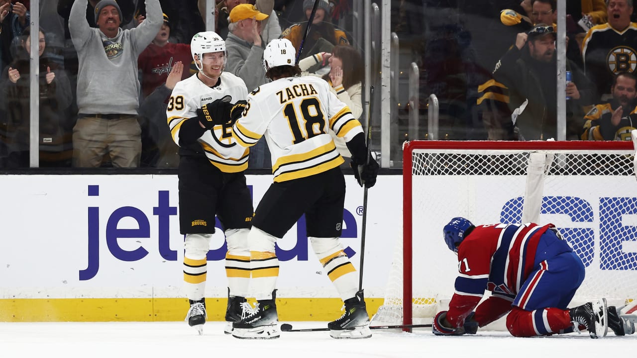 Geekie scores 2, Bruins rally in 3rd to defeat Canadiens