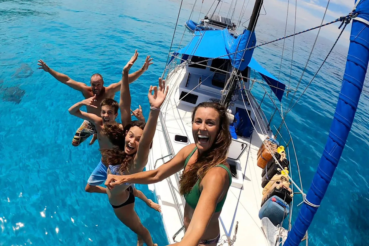 Aussie family sell everything to sail around the world for 10 years