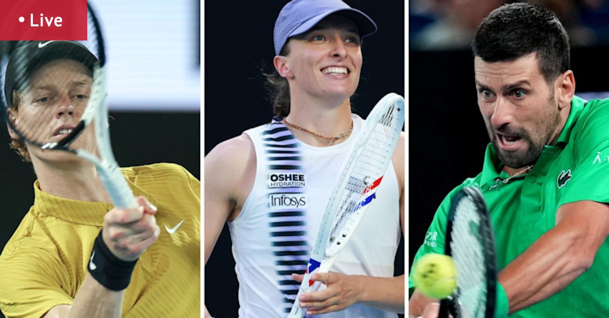 Elena Rybakina v Iga Swiatek, Jessica Pegula v Amanada Anisimova, Lorenzo Musetti v Novak Djokovic, Ben Shelton v Jannik Sinner, day 11 scores, schedule, draw, times, how to watch