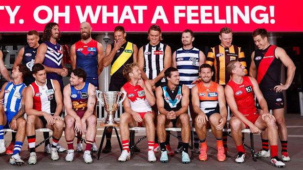The 2025 AFL Captain's Day.