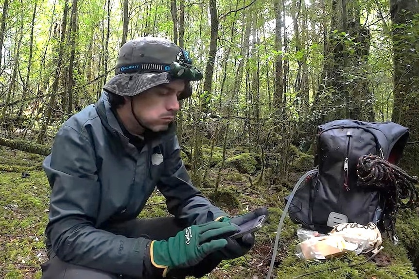 Rob Parsons pictured in bushland.