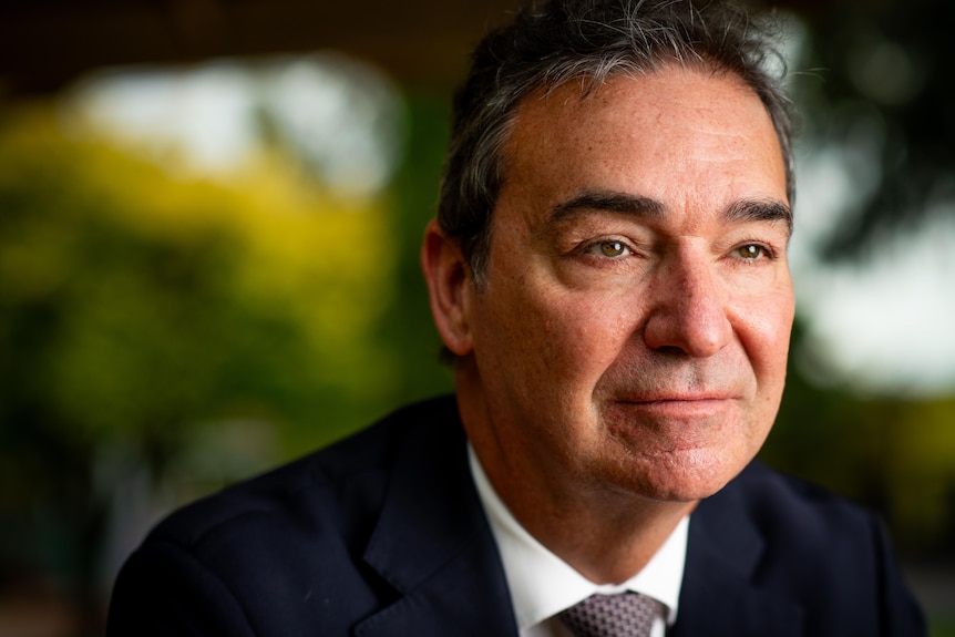 Close up photograph of former SA premier Steven Marshall