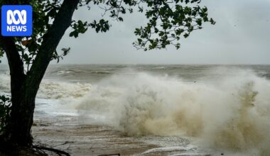 Tropical low with 'high' chance of becoming cyclone looms off north Queensland coast