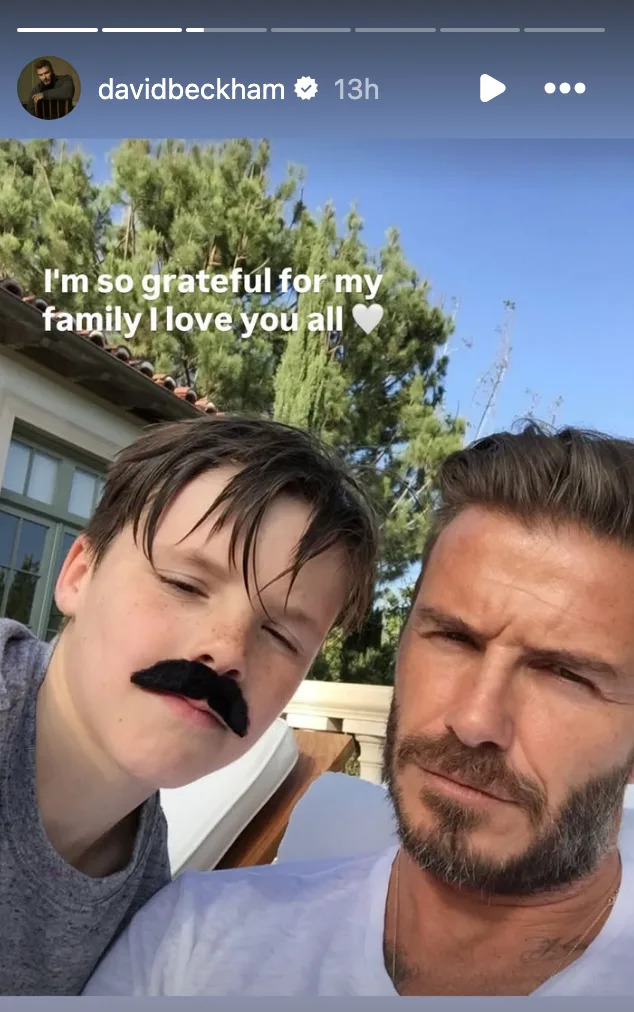   Instagram @davidbeckham / Via Instagram: @https://www.instagram.com/davidbeckham/?hl=en