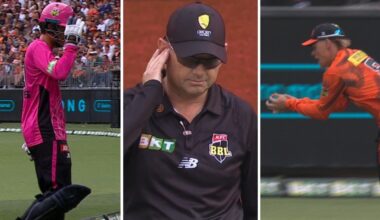 Cooper Connolly denied catch in Perth Scorchers vs Sydney Sixers Decider, given not out, Ashton Turner catch overruled, Joel Davies, reactions, latest news