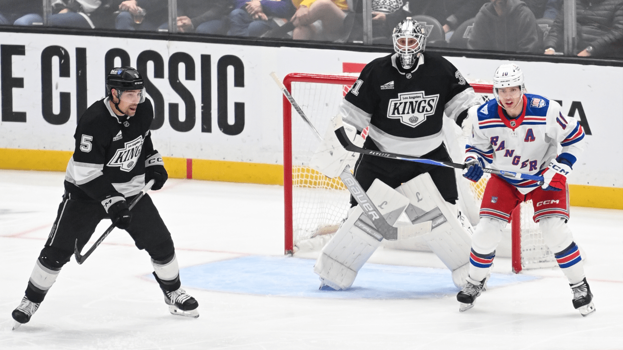 Forsberg makes 27 saves, Kings edge Rangers to end 4-game skid