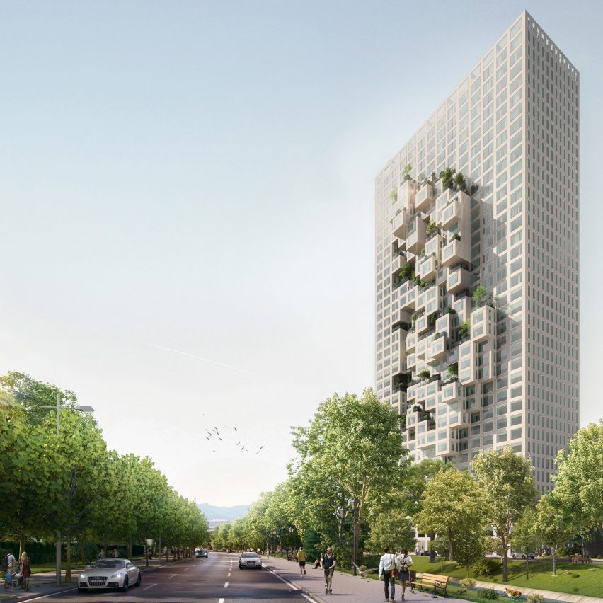 Downtown One skyscraper designed by MVRDV