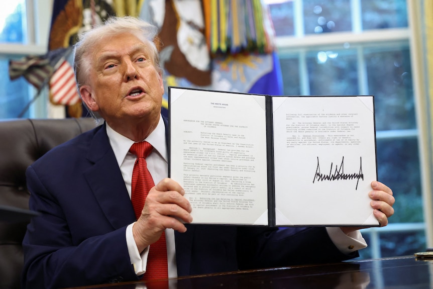 Trump signed an executive order
