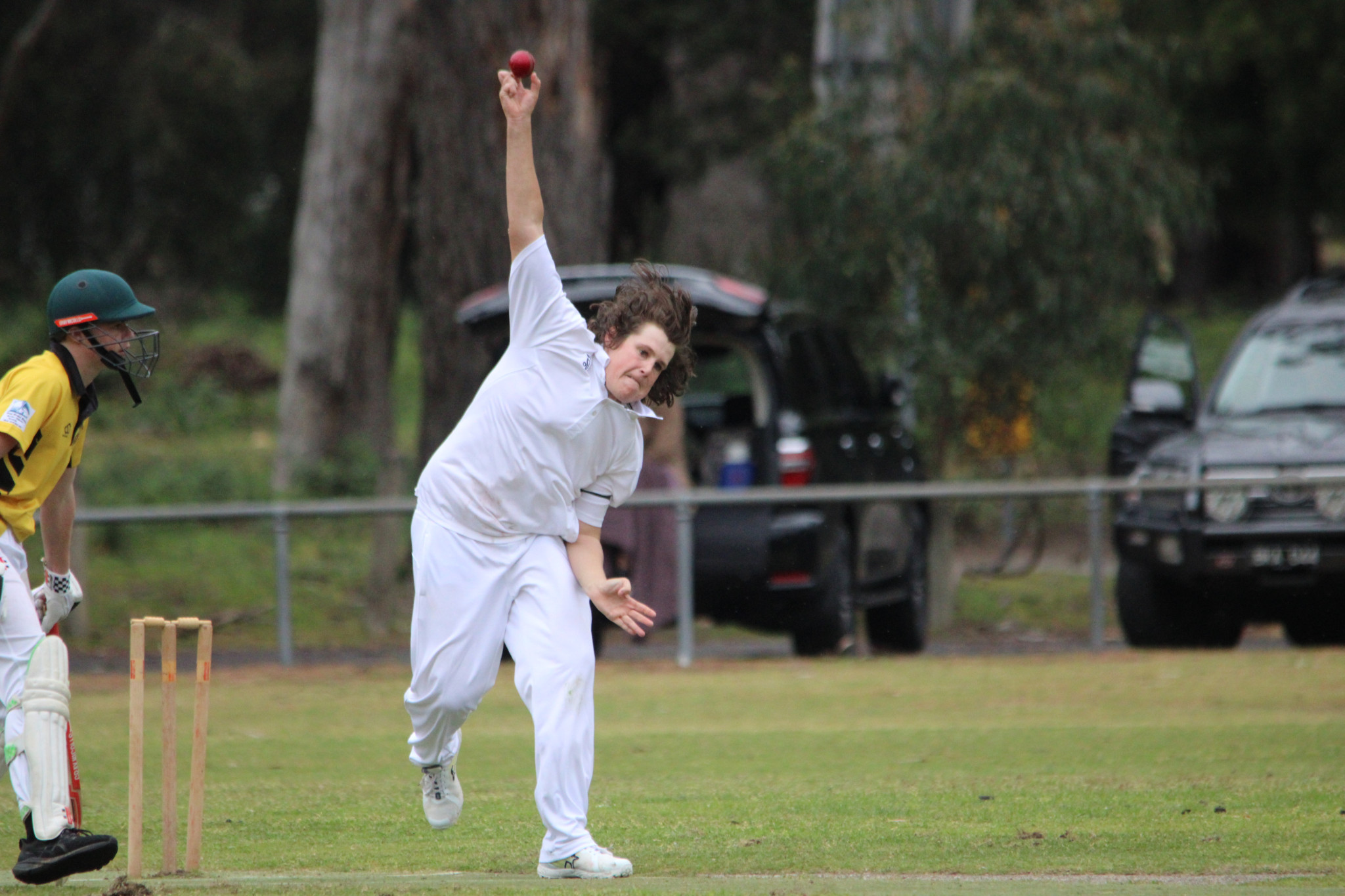 Caleb Bretherton leads the competition as the top wicket-taker with 15 at an average of 10.87.