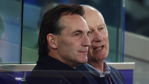 AFL chief Andrew Dillon, and commissioner Richard Goyder.