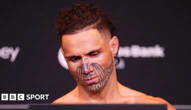 Aaron Tau at the UFC 325 weigh-ins