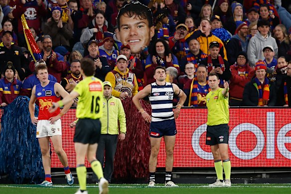 Mark O’Connor was involved in one of the most controversial moments of last year’s finals series during the qualifying final. 