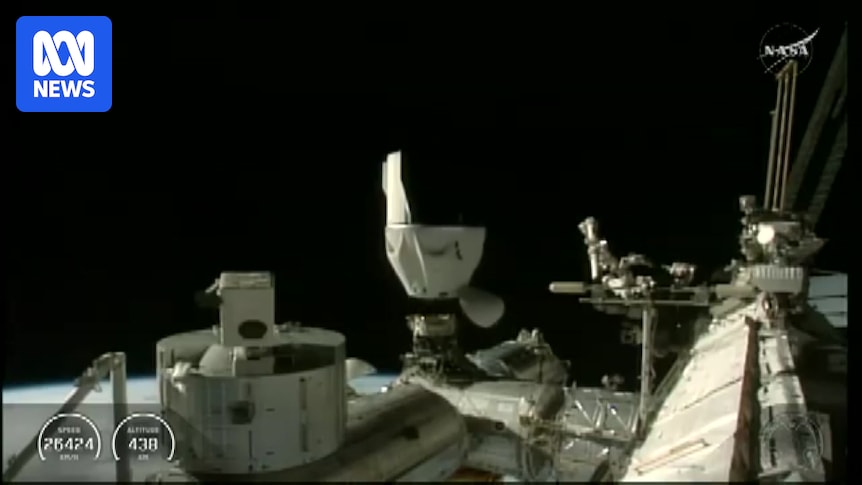 SpaceX capsule begins return to Earth from International Space Station with sick astronaut on board