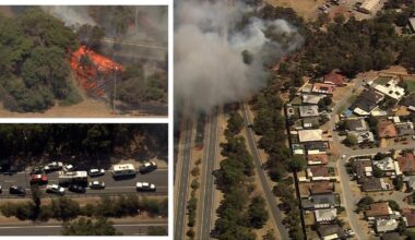 High Wycombe: Residents forced to defend as firefighters battle out of control bushfire in City of Kalamunda