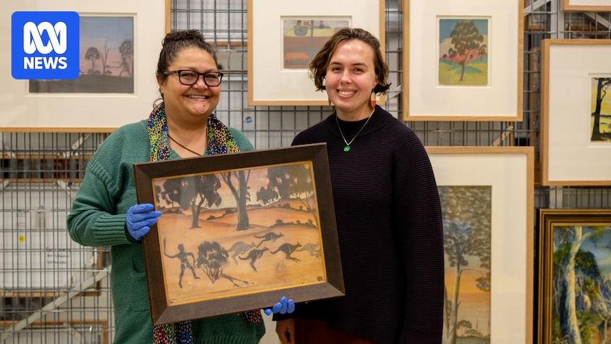 Stolen Generation artwork discovered in trunk of regional WA museum