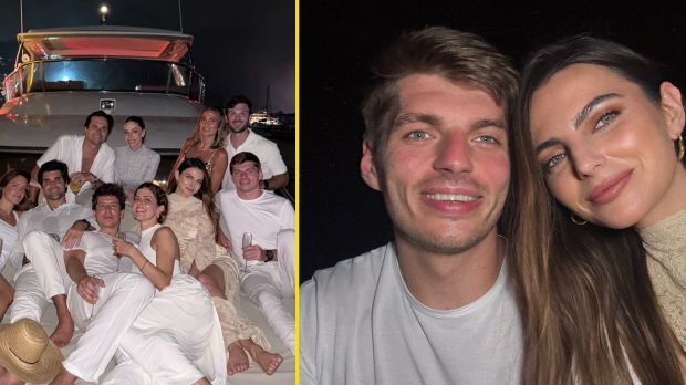 Max Verstappen and Kelly Piquet brought in 2026 on a yacht