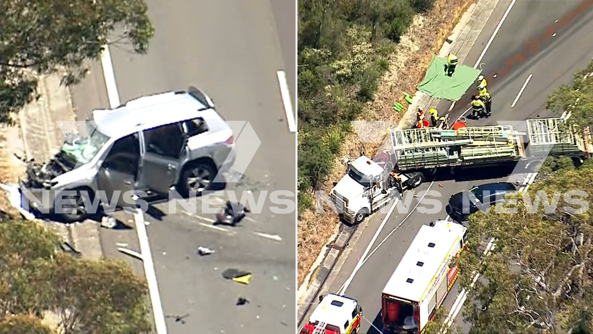 Cataract crash: 13 people injured as truck and six cars collide on Picton Rd