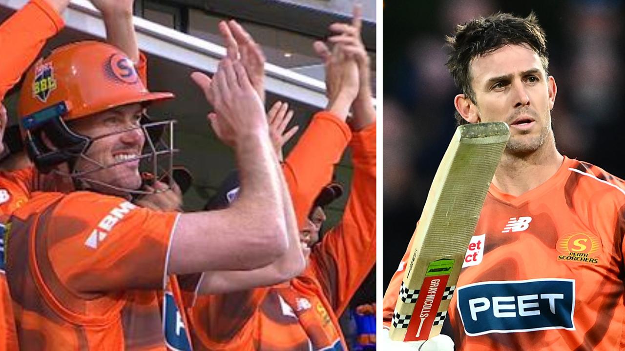 Perth Scorchers defeat Hobart Hurricanes, match report, Mitch Marsh century, T20 World Cup, Aaron Hardie, news, photos, Tim David injured